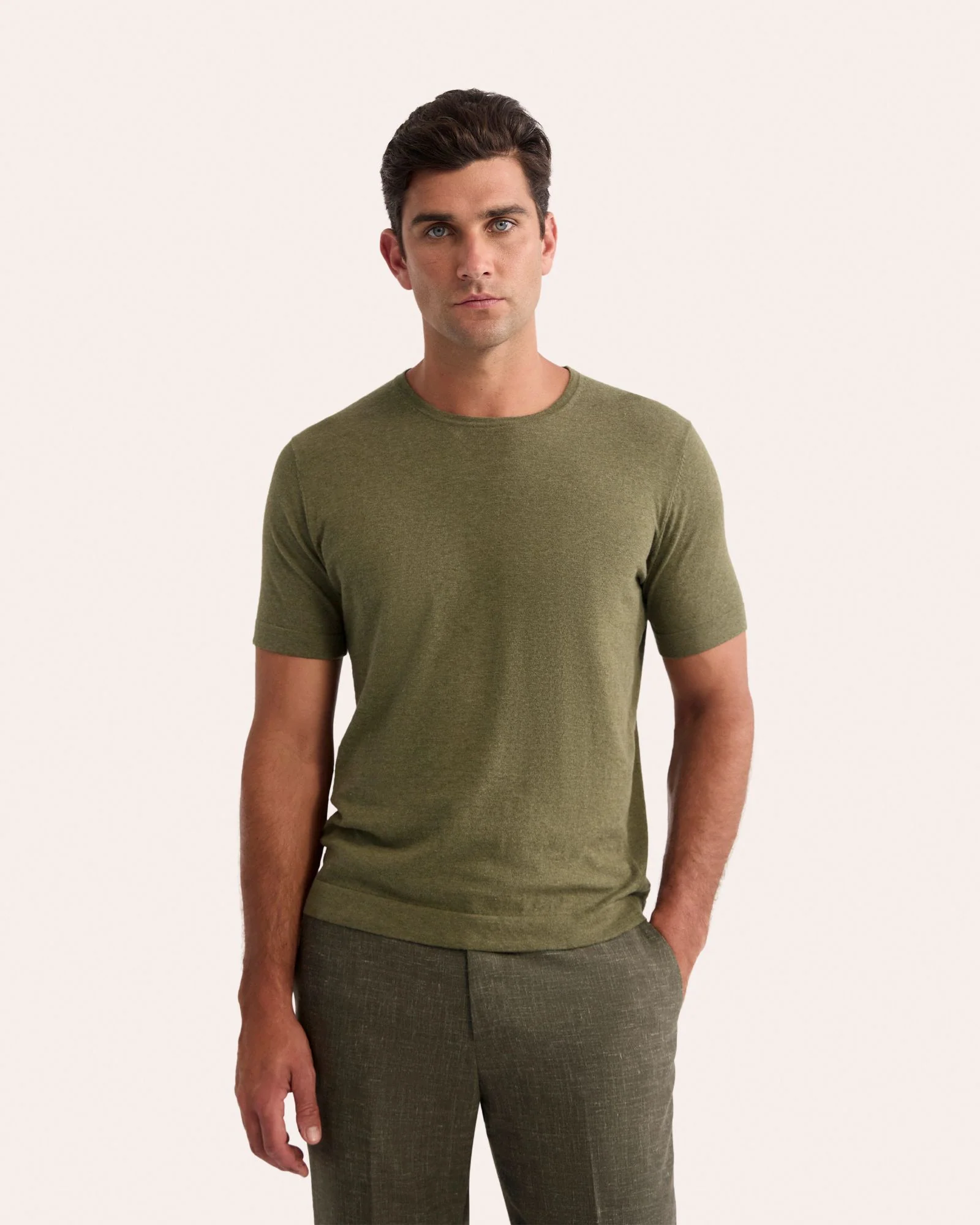 Theodore Crew Neck Knitted T-Shirt - Image 6