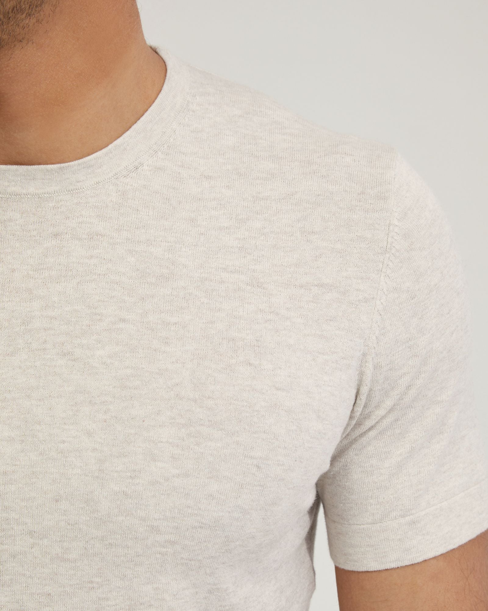 Theodore Crew Neck Knitted T-Shirt - Image 12