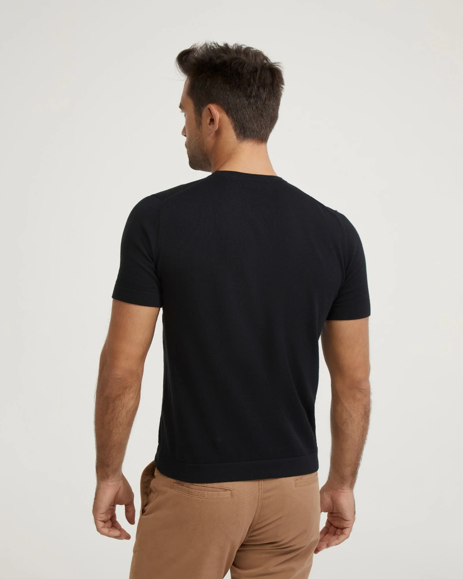 Theodore Crew Neck Knitted T-Shirt - Image 15