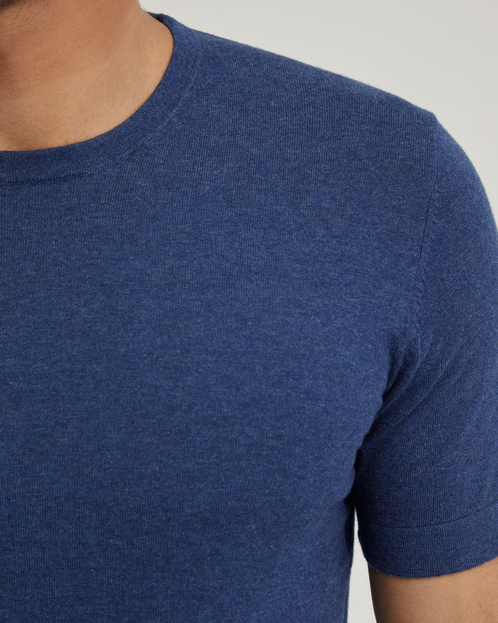 Theodore Crew Neck Knitted T-Shirt - Image 6