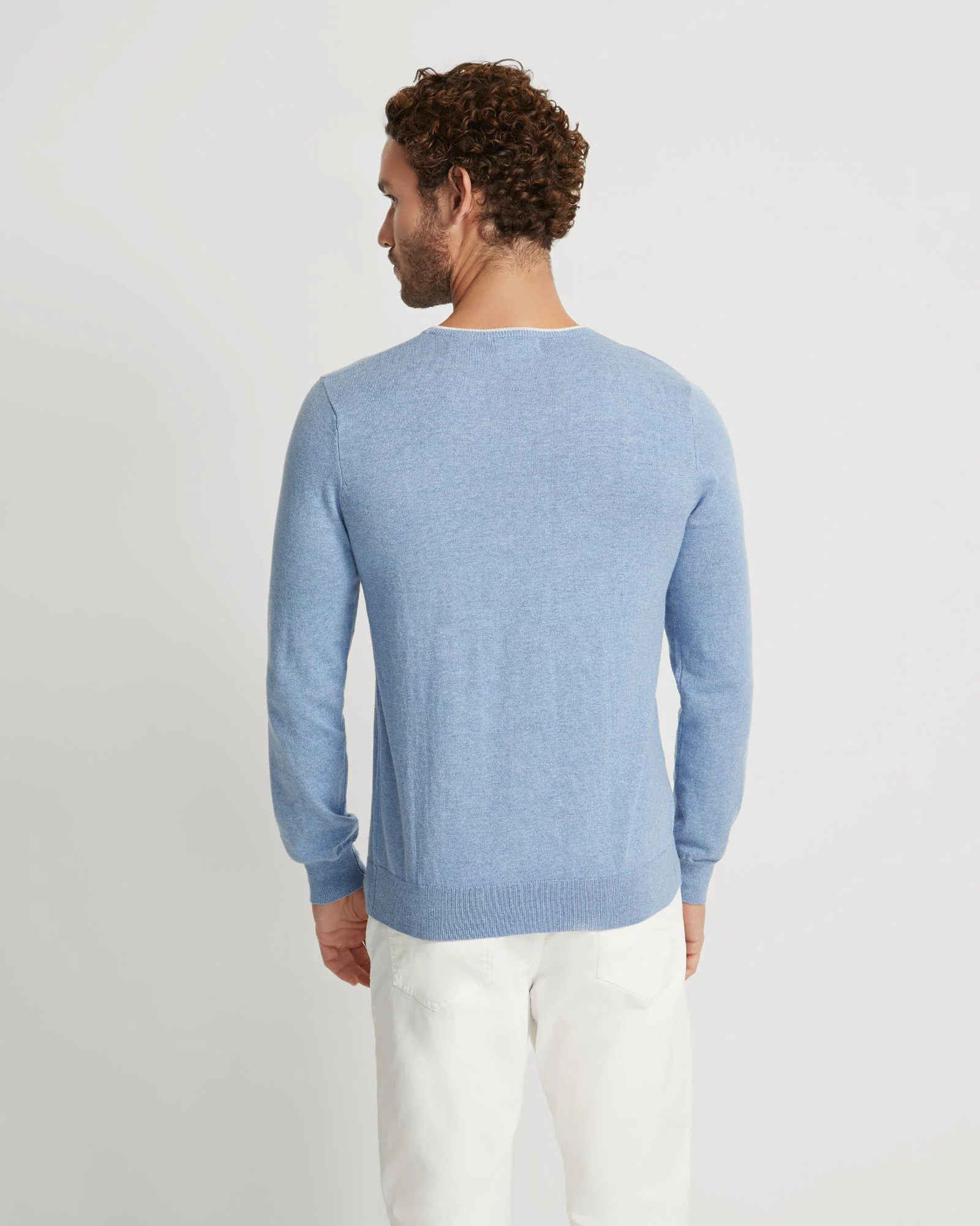 Tipping V-Neck Knitted Top - Image 3