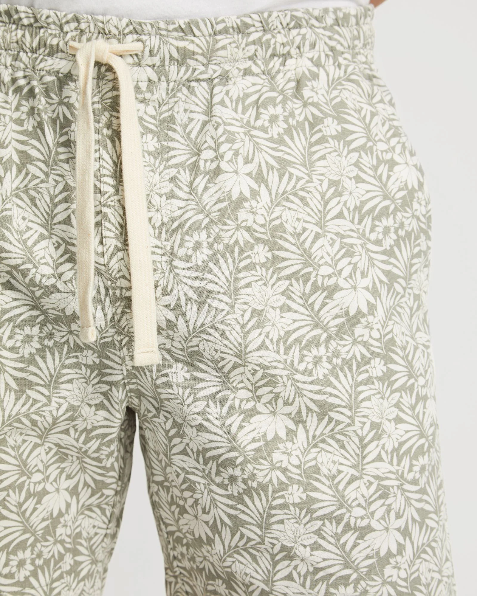 Toby Linen Cotton Printed Shorts - Image 12