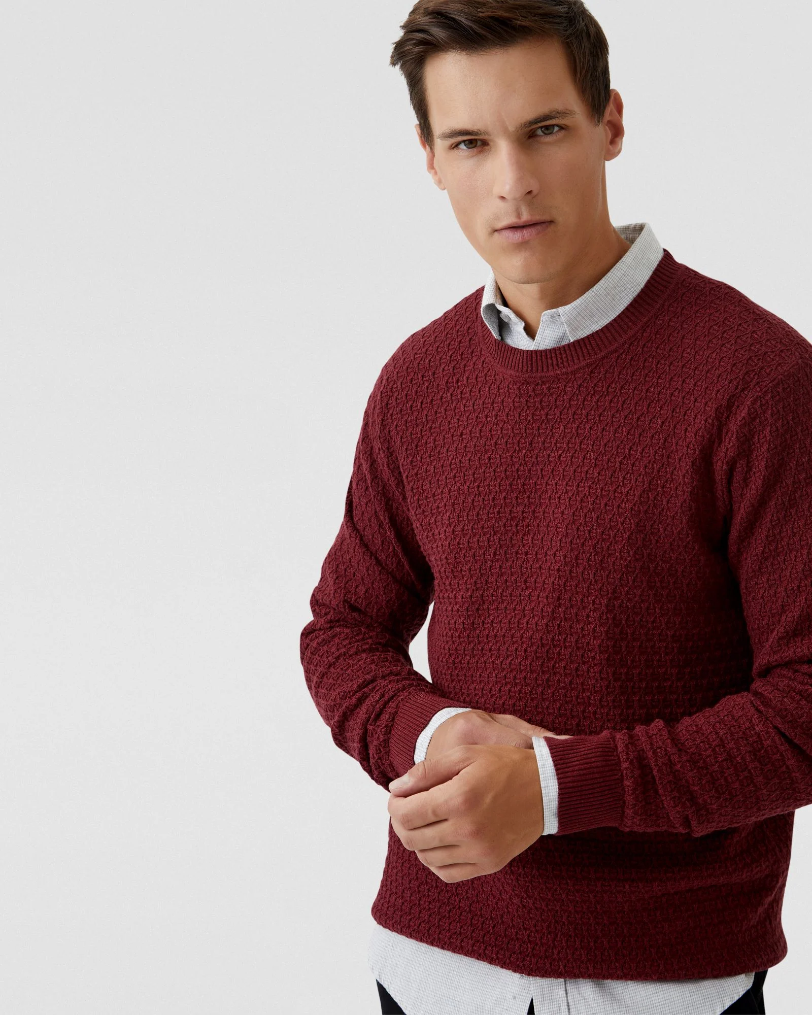 Toby Textured Cotton Knit - Image 11