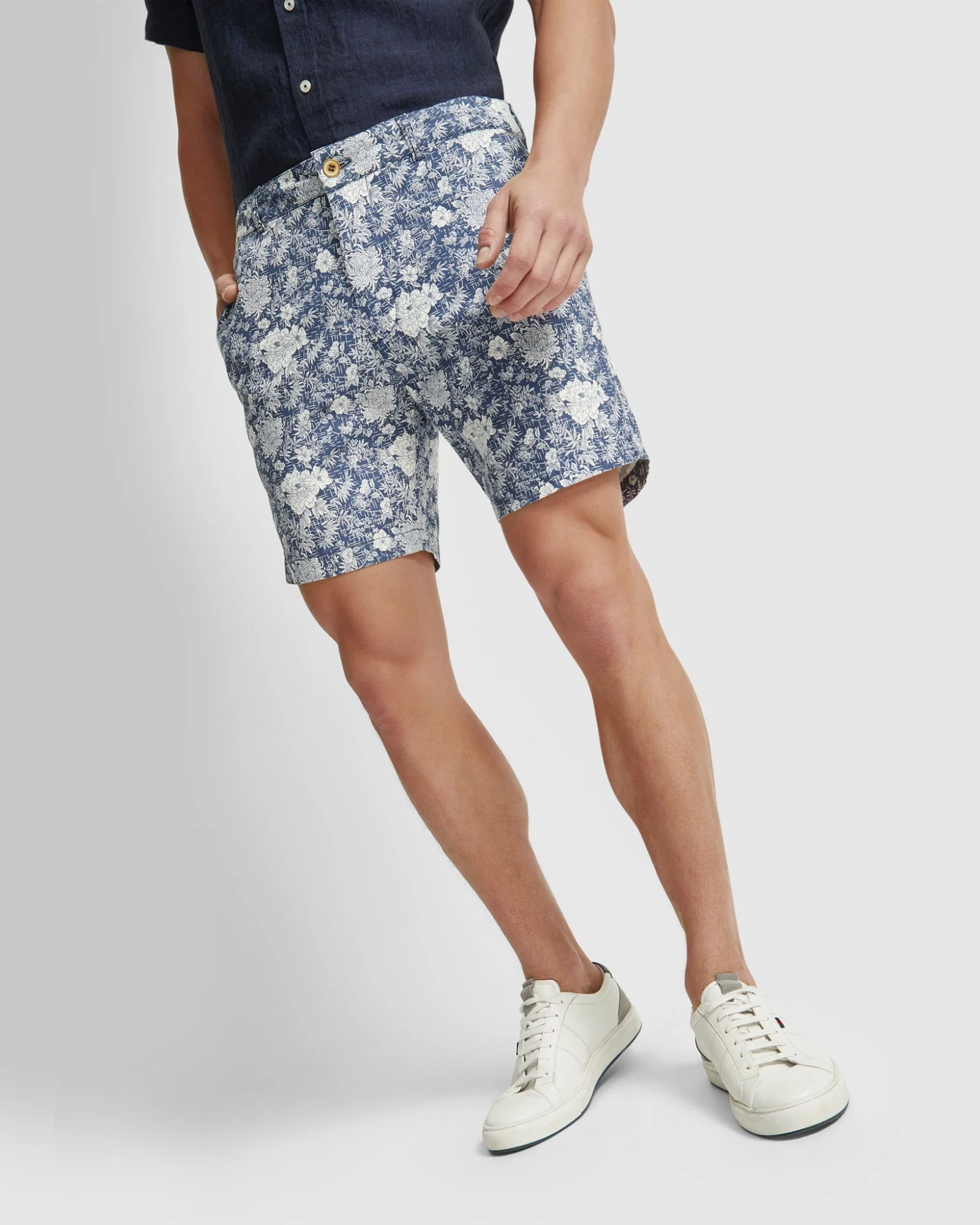 Tom Linen Cotton Printed Short - Image 4