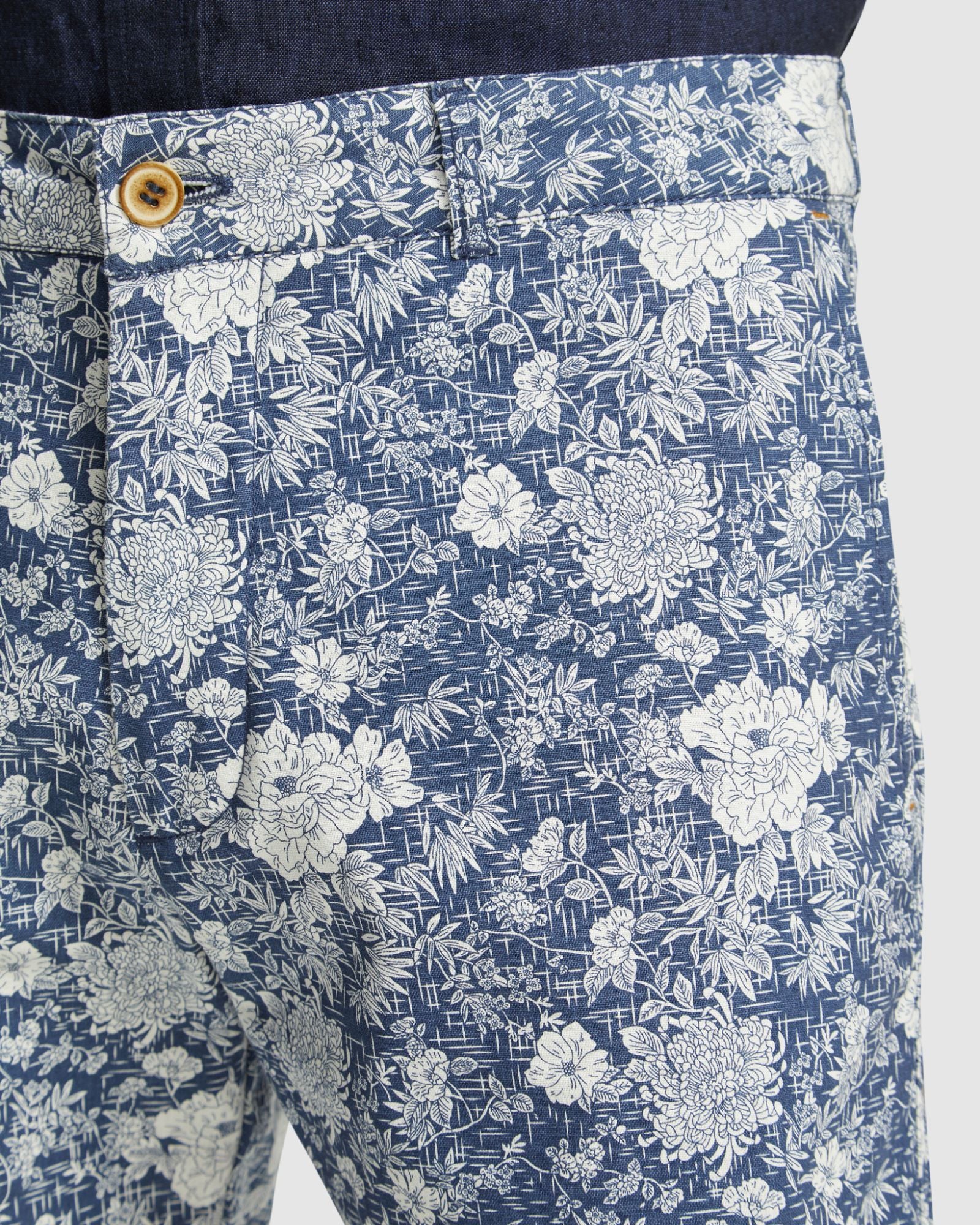 Tom Linen Cotton Printed Short - Image 6