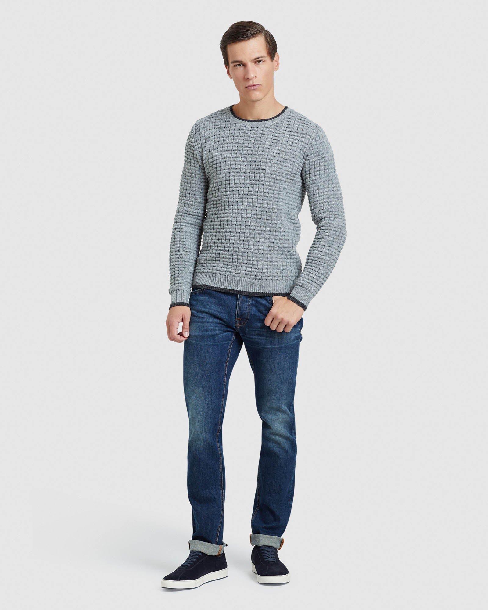 Tommy Waffle Crew Neck Knit - Image 7