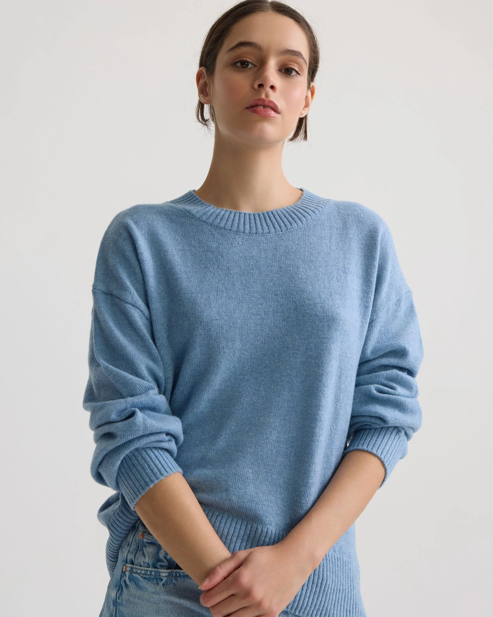 Toni Cashmere Blend Crew Neck - Image 4