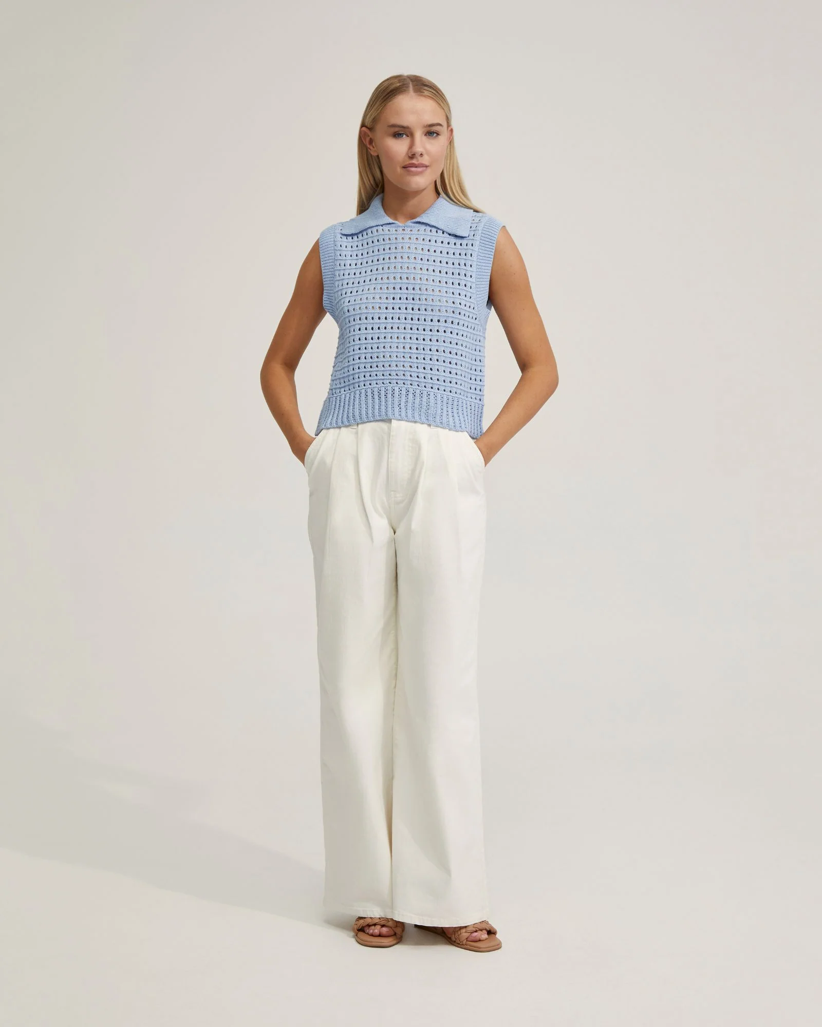 Tory Cotton Knitted Vest