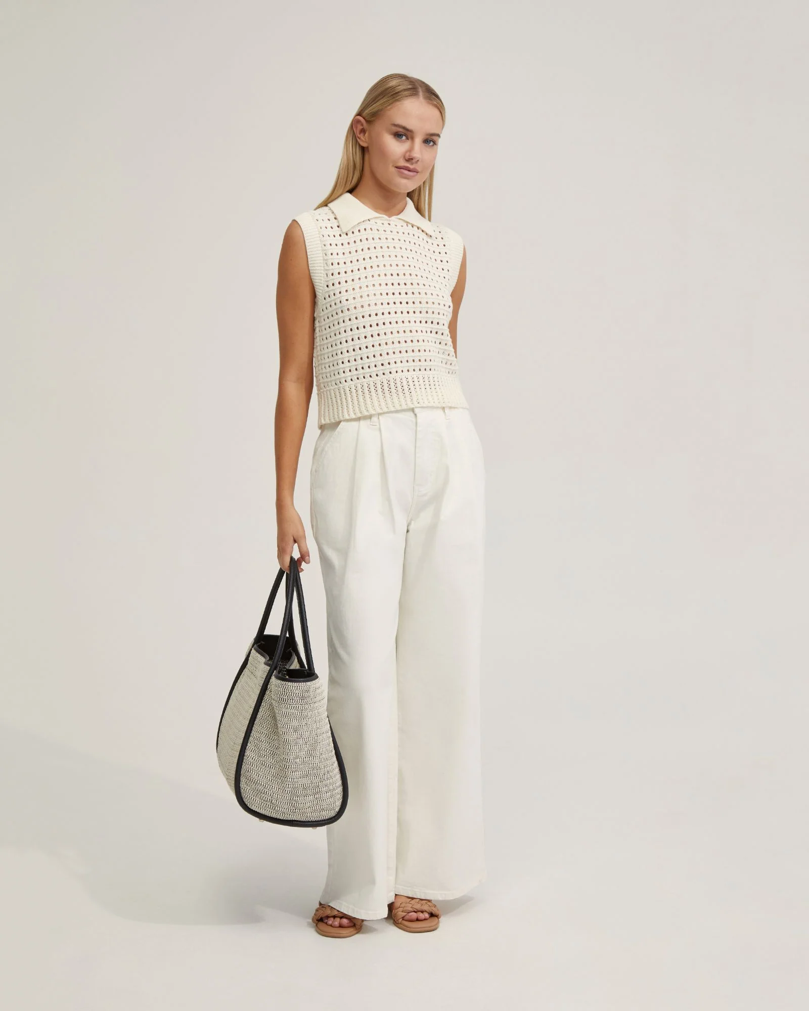 Tory Cotton Knitted Vest - Image 7