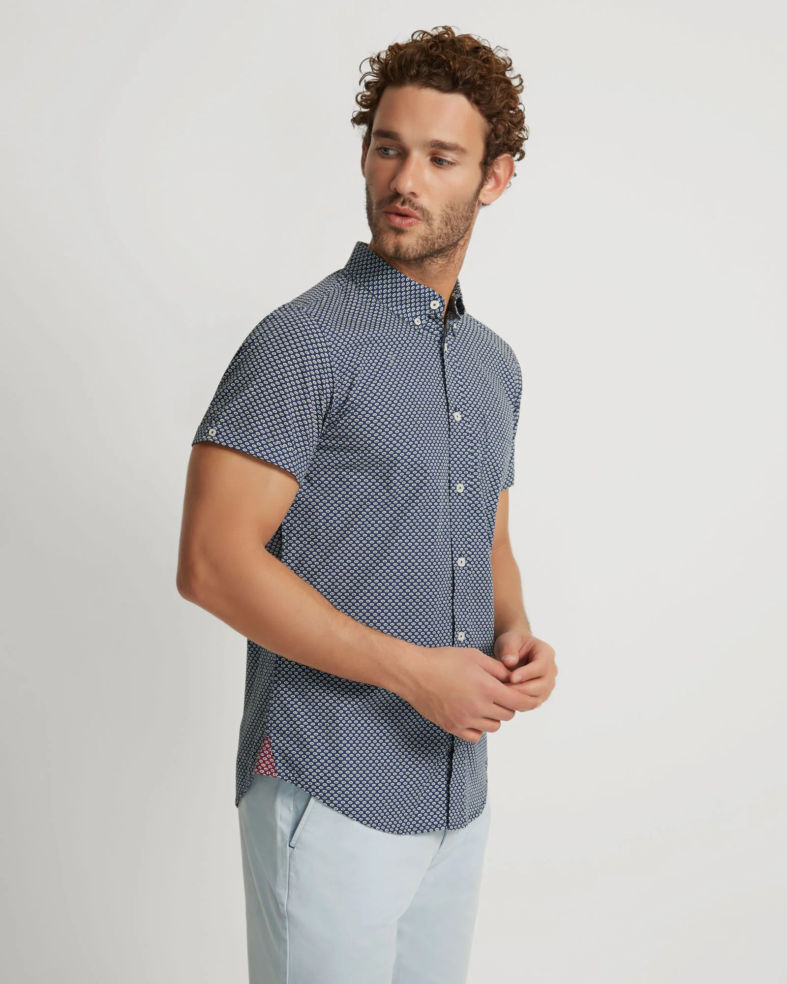 Tottenham Cotton Printed Short Sleeve Shirt - Image 2
