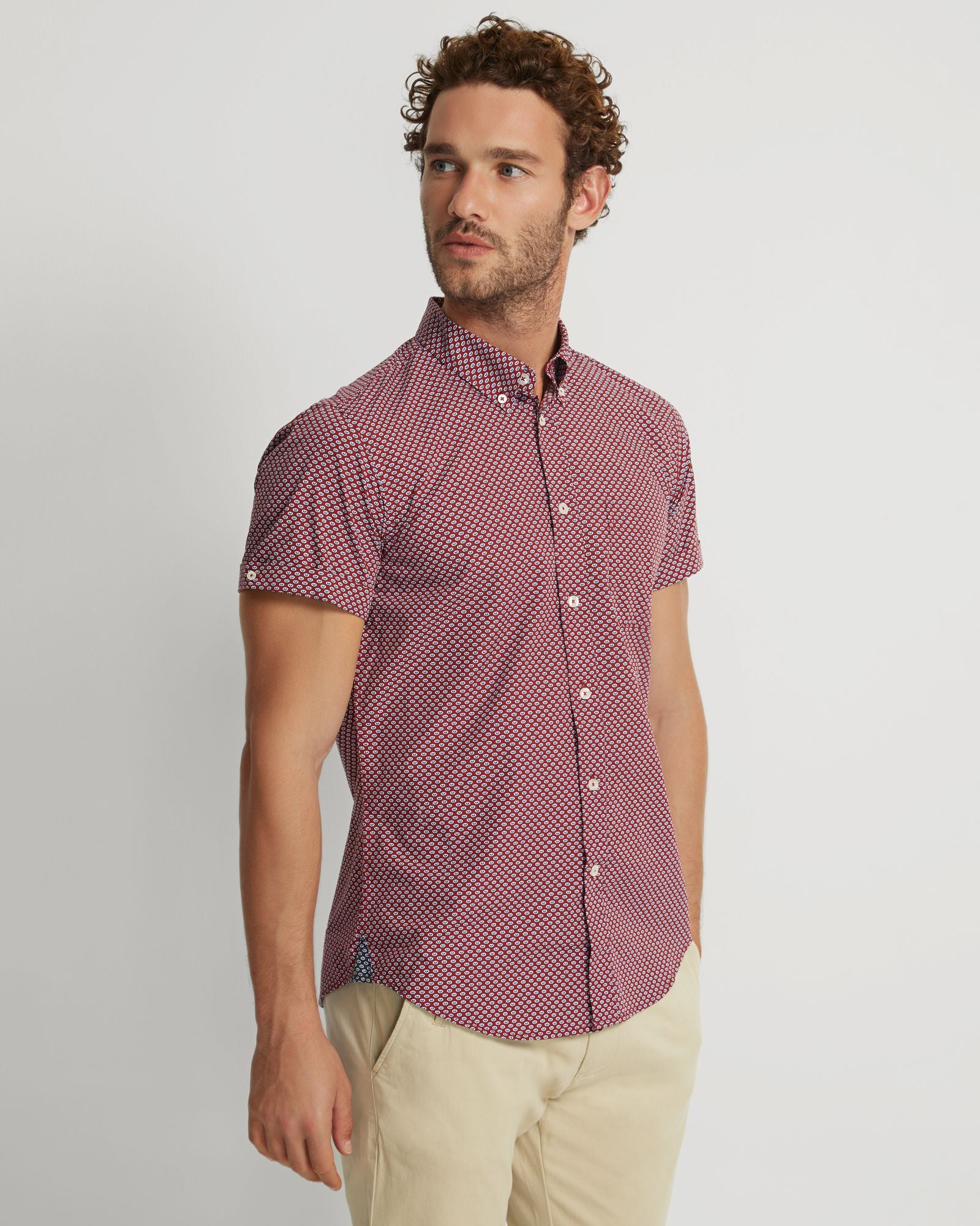 Tottenham Cotton Printed Short Sleeve Shirt - Image 8