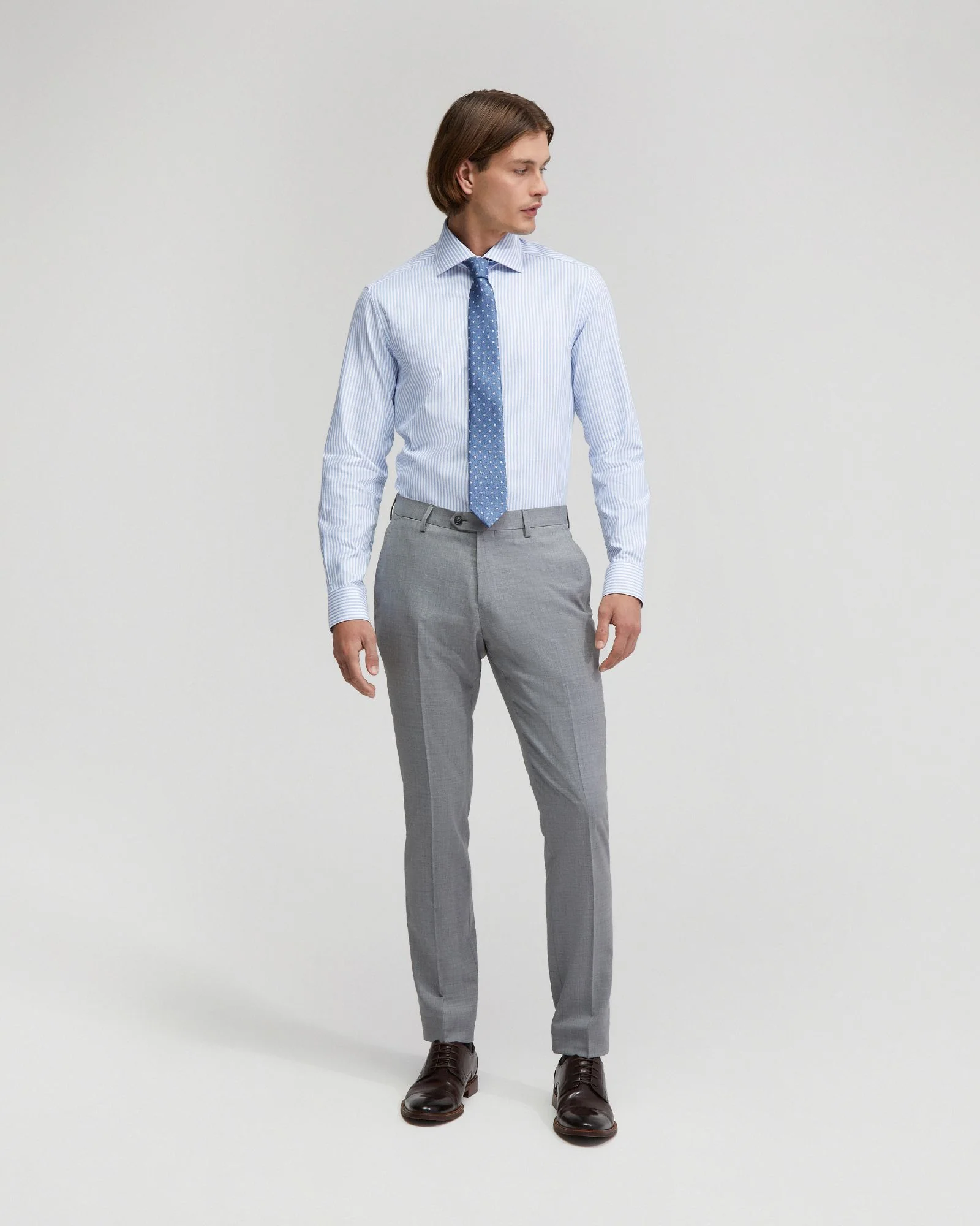 Trafalgar Cotton Striped Shirt