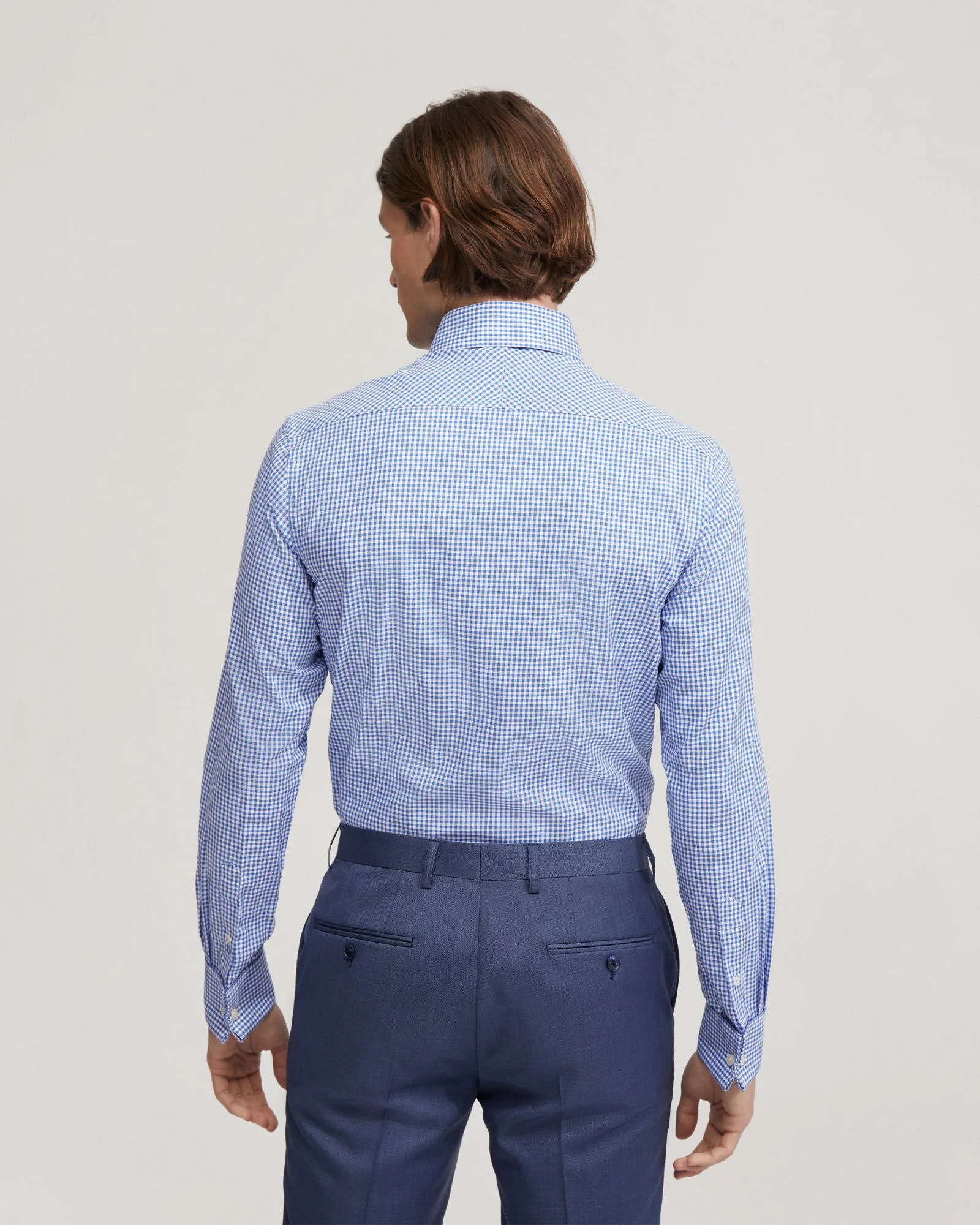 Trafalgar French Cuff Check Shirt - Image 3