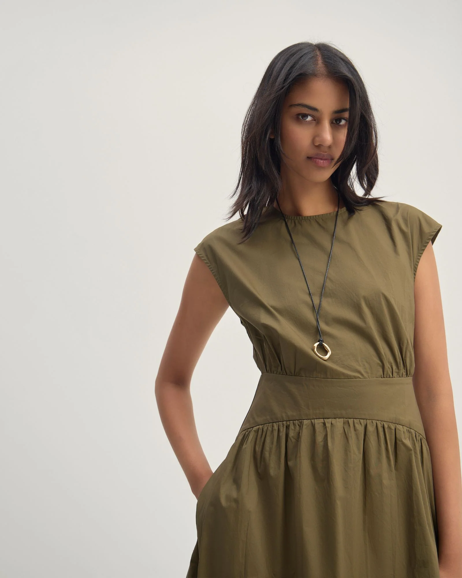 Tropea Poplin Dress - Image 3