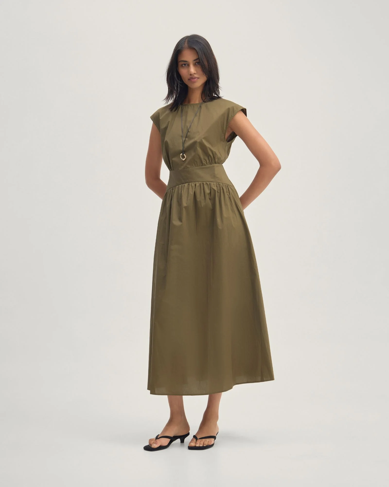 Tropea Poplin Dress - Image 4