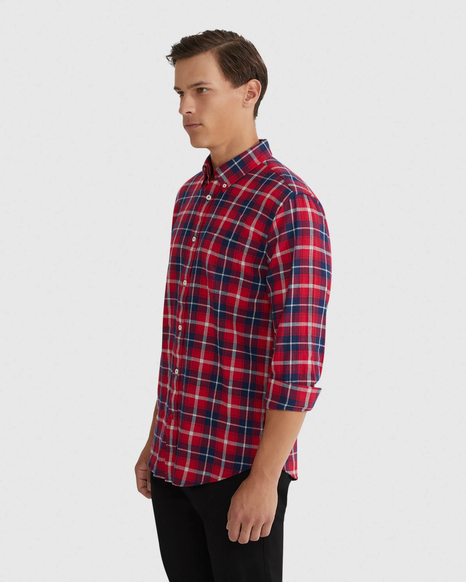 Uxbridge Flannel Check Shirt - Image 2