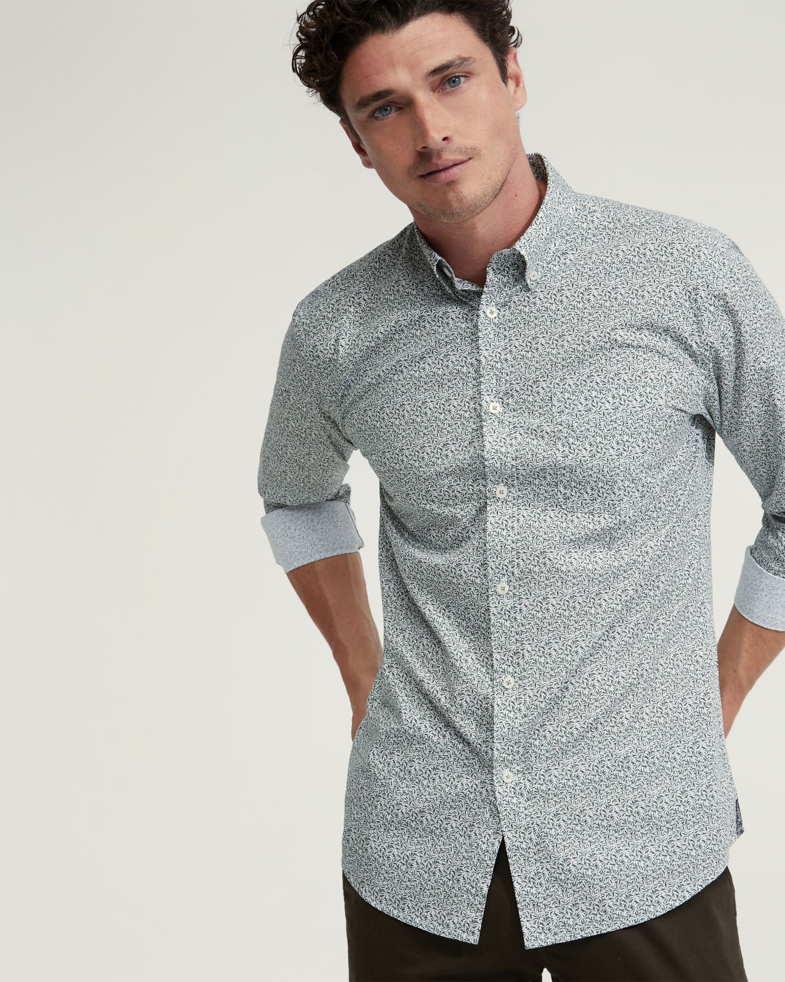 Uxbridge Printed Cotton Shirt - Image 4