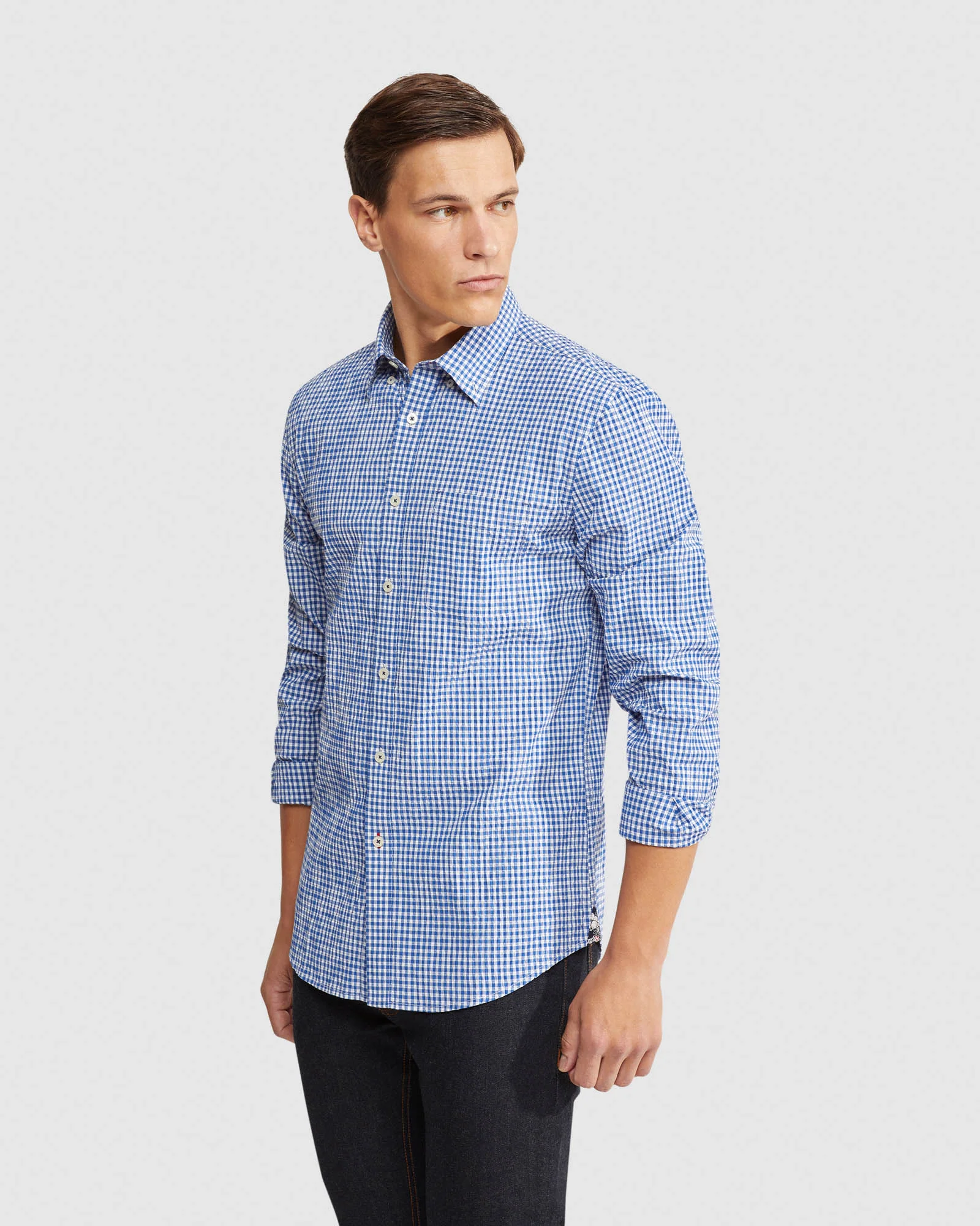 Uxbridge Seerscker Check Rg Shirt - Image 2