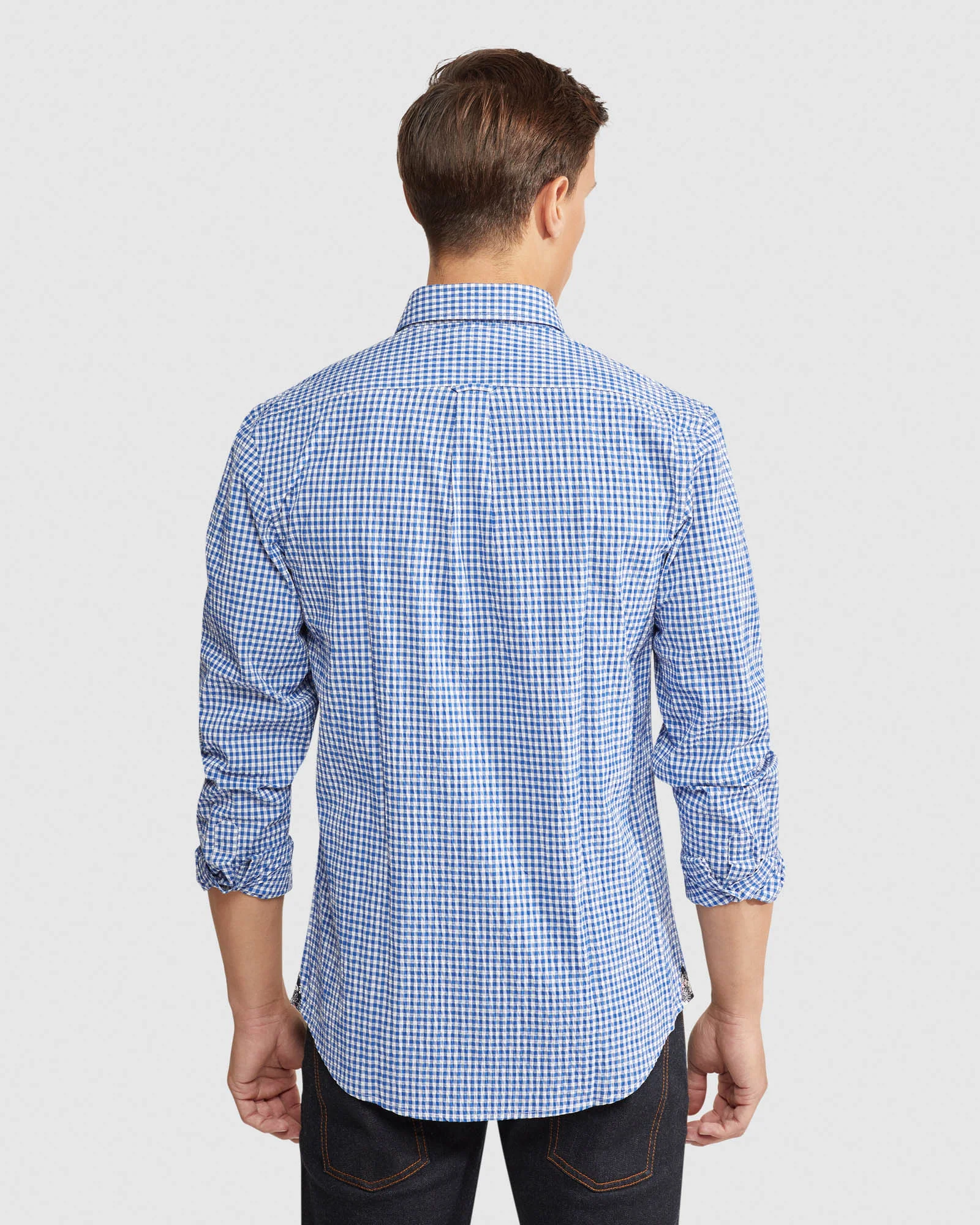 Uxbridge Seerscker Check Rg Shirt - Image 3