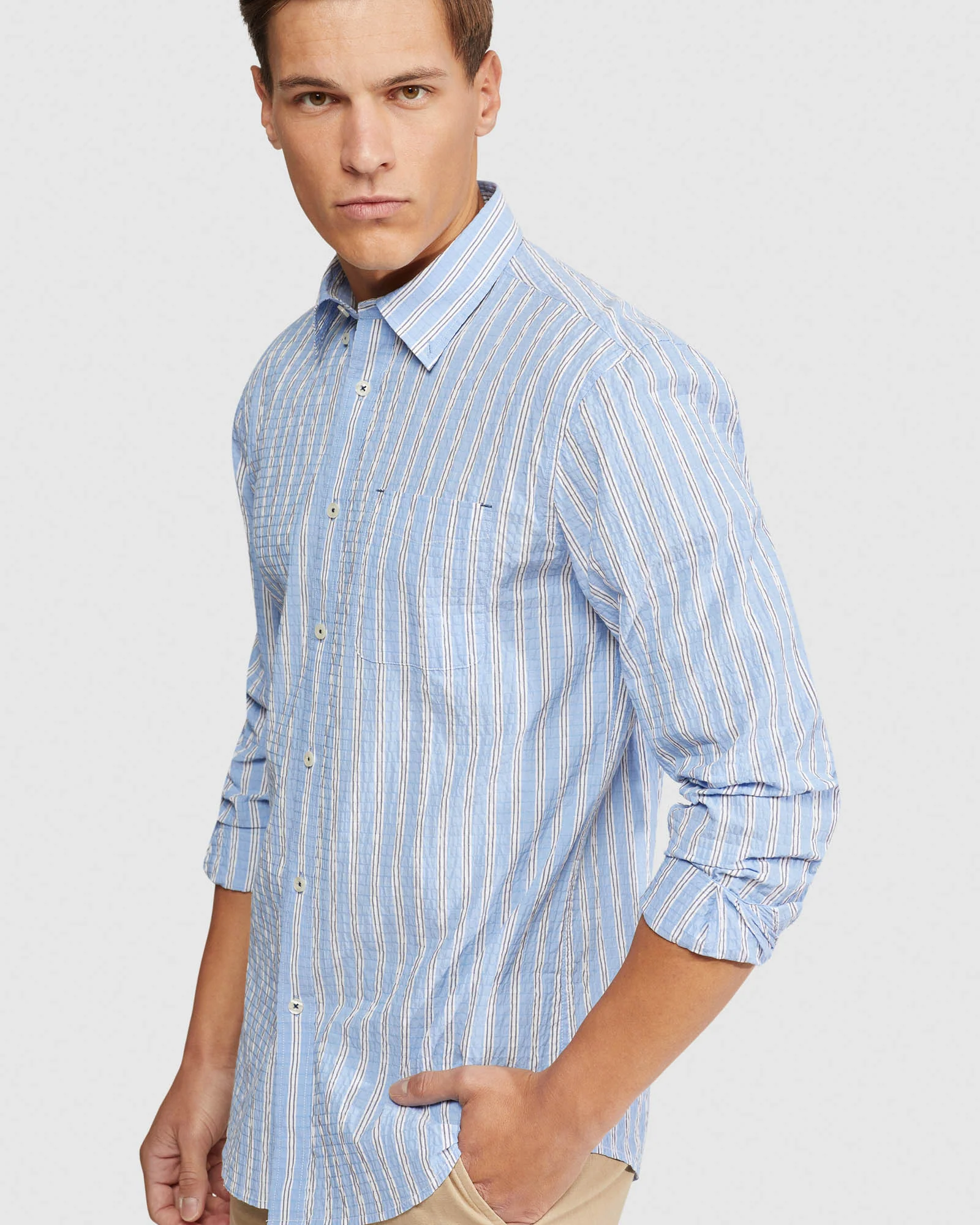Uxbridge Seersckr Striped Shirt - Image 4