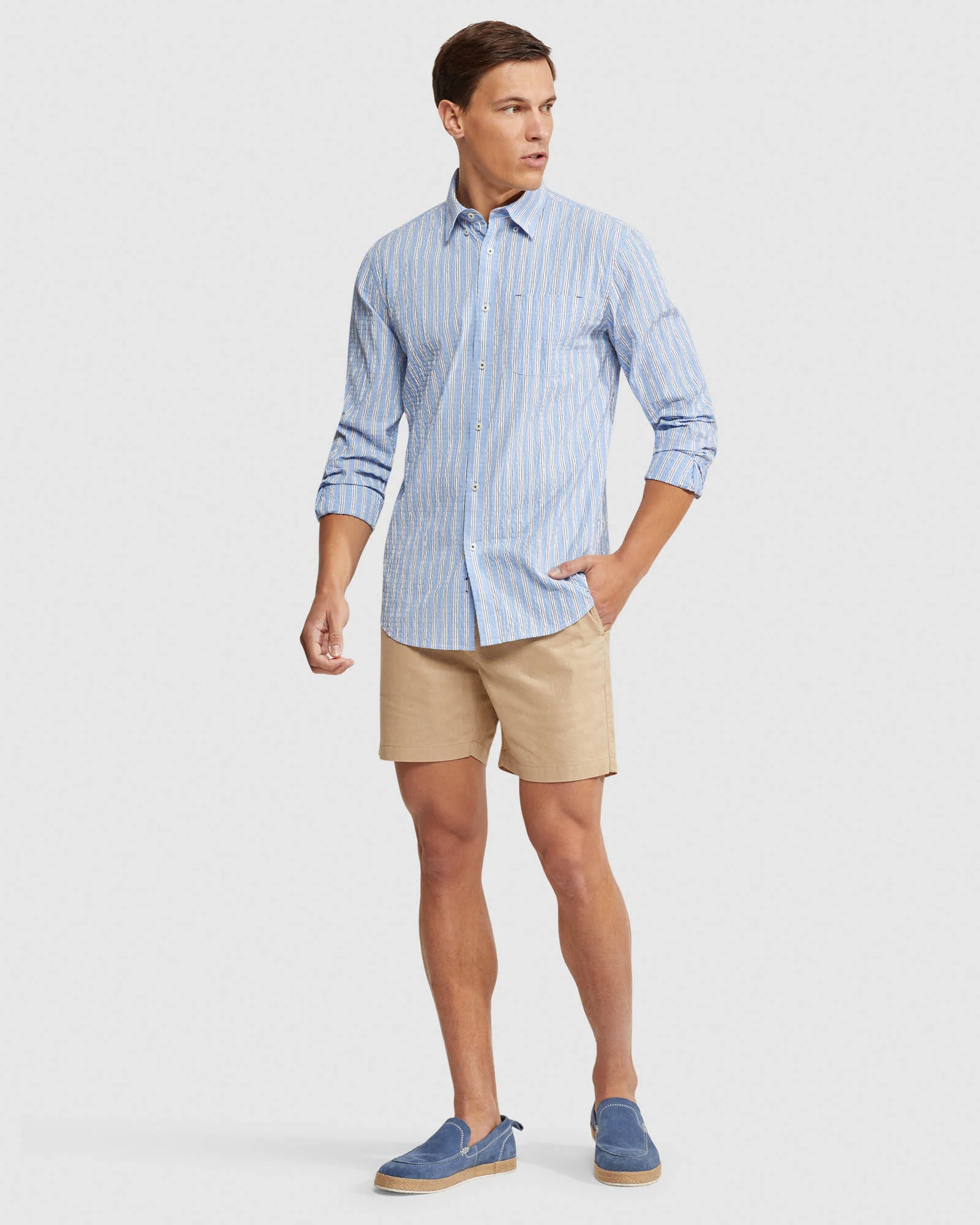 Uxbridge Seersckr Striped Shirt - Image 5