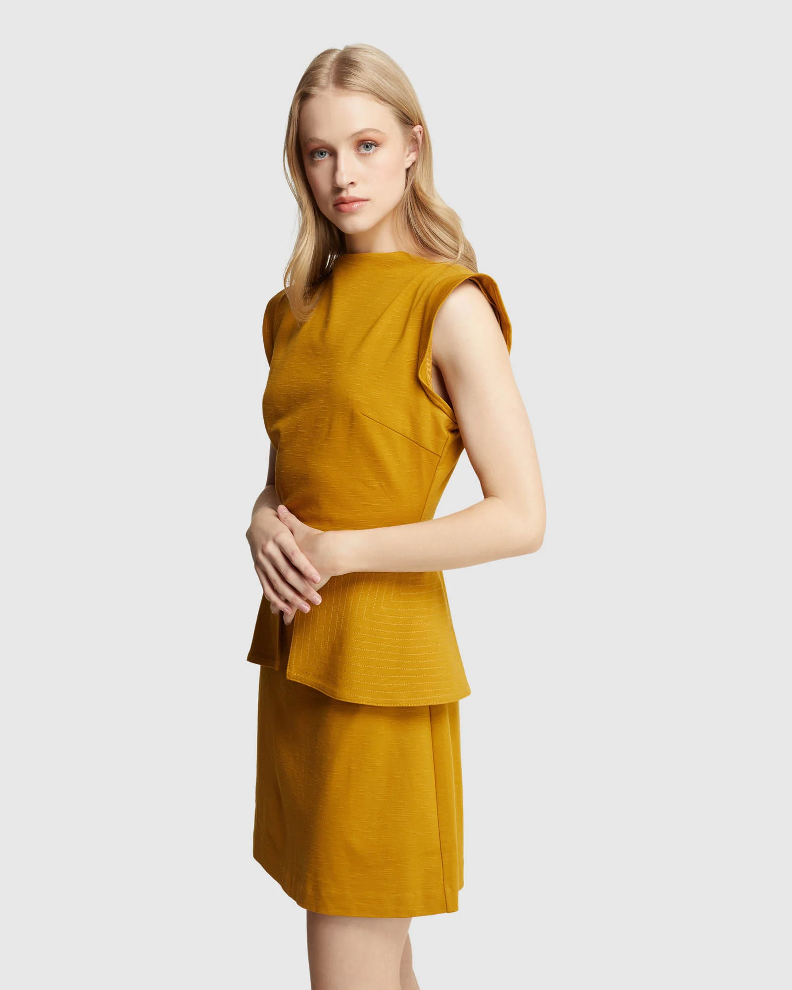 Vera Ponti Peplum Mini Dress - Image 11