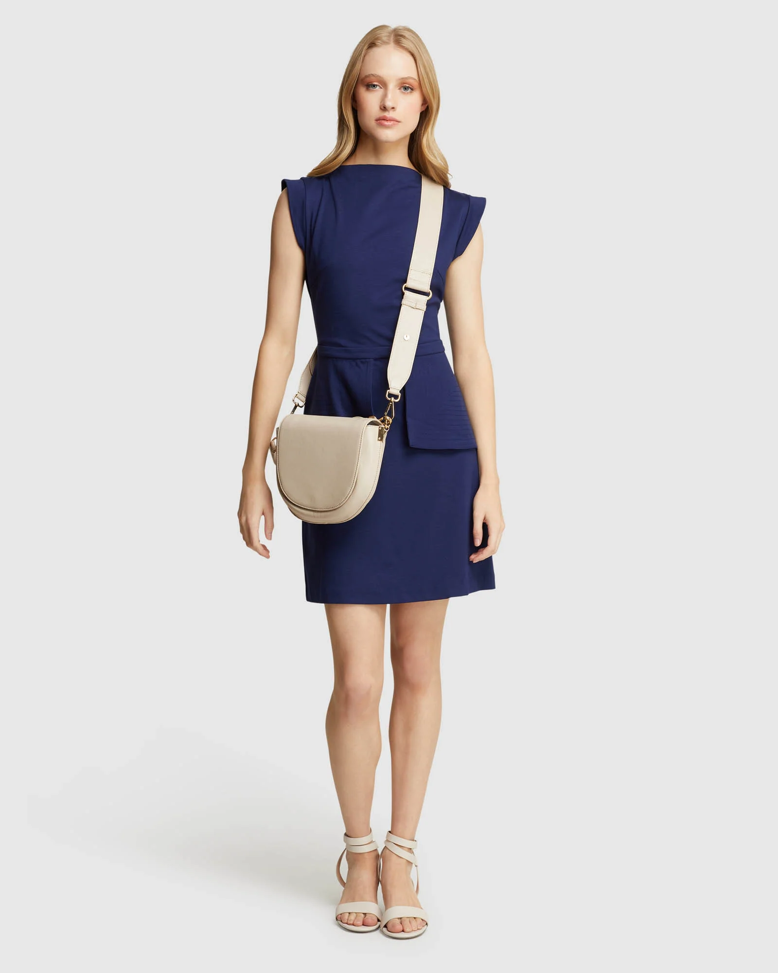 Vera Ponti Peplum Mini Dress - Image 5