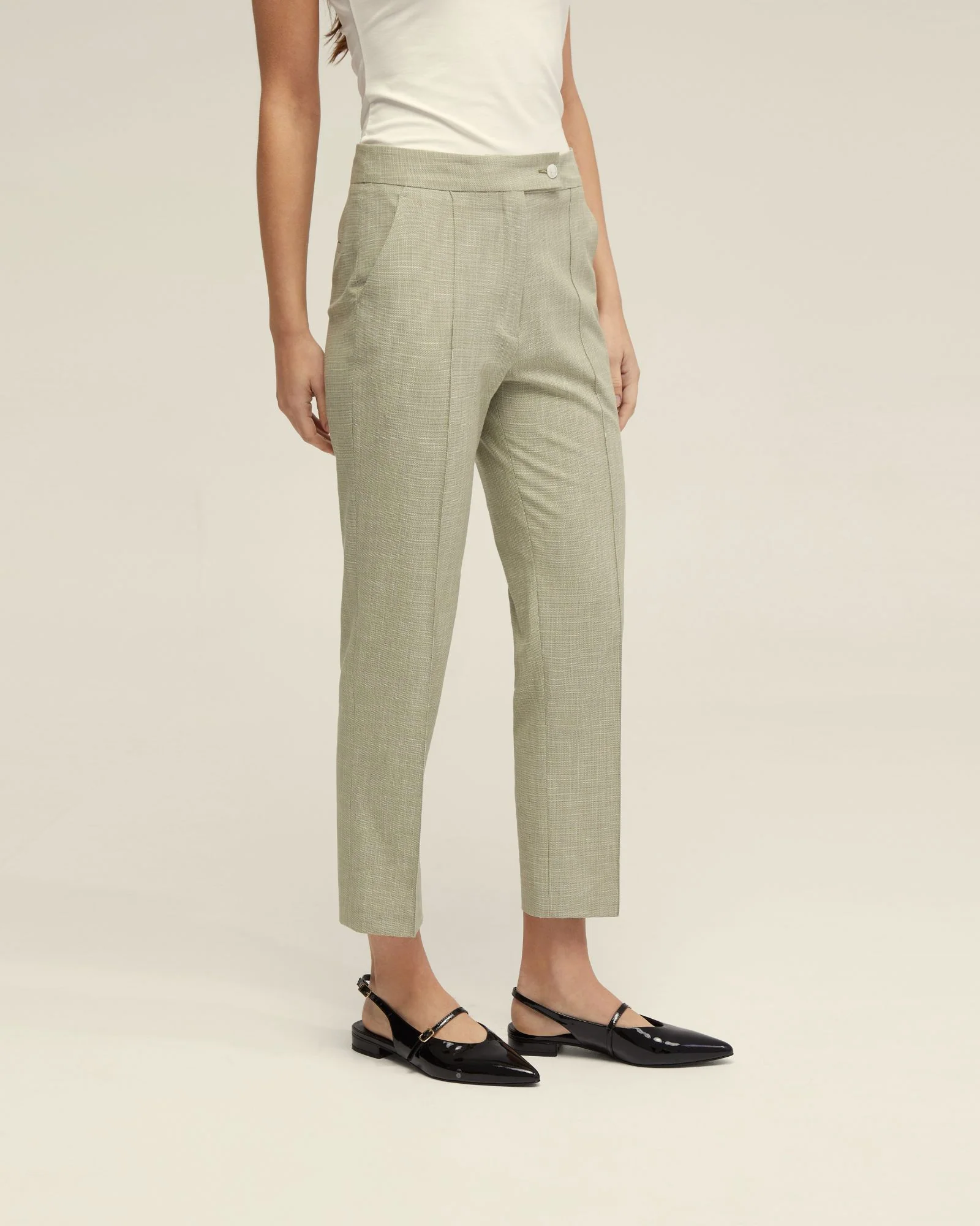 Verity Crop Cigarette Pants - Image 2