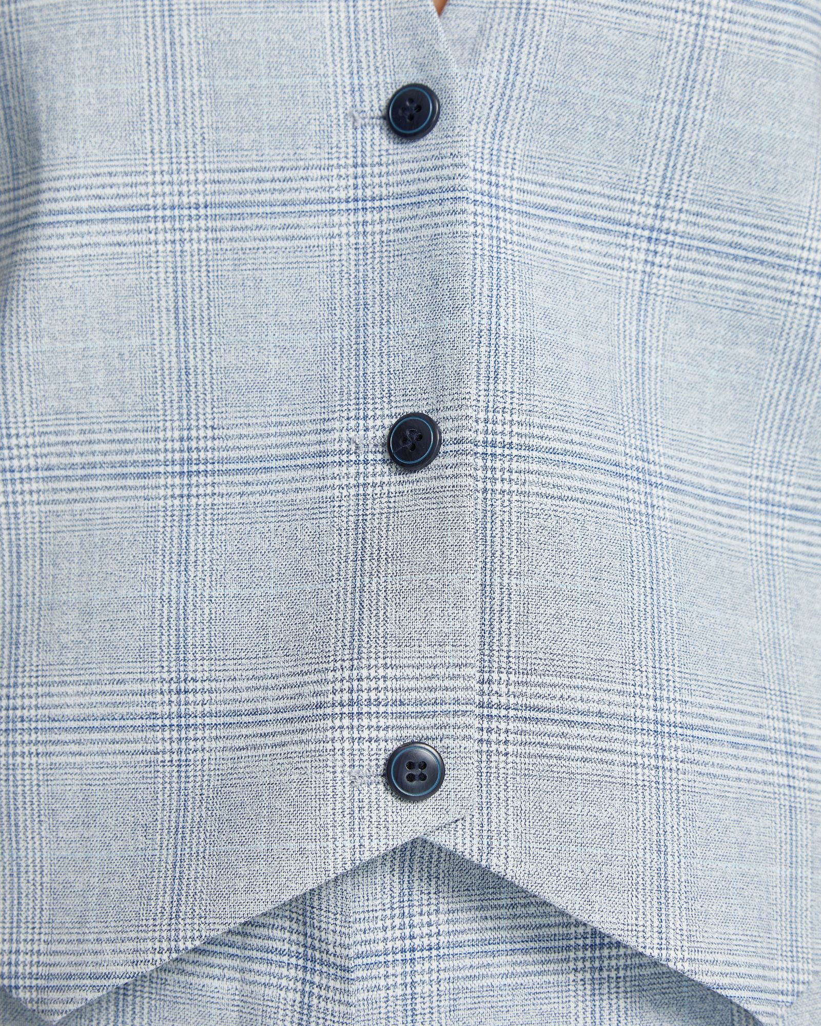 Vienna Eco Checked Suit Waistcoat - Image 6
