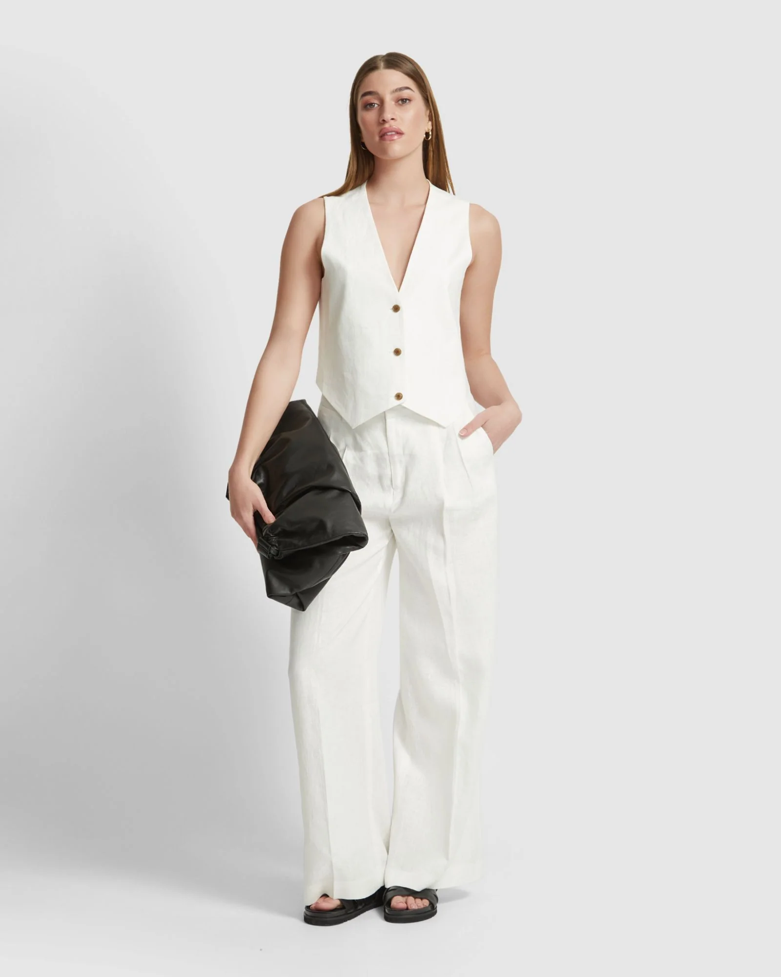 Vienna Linen Waistcoat