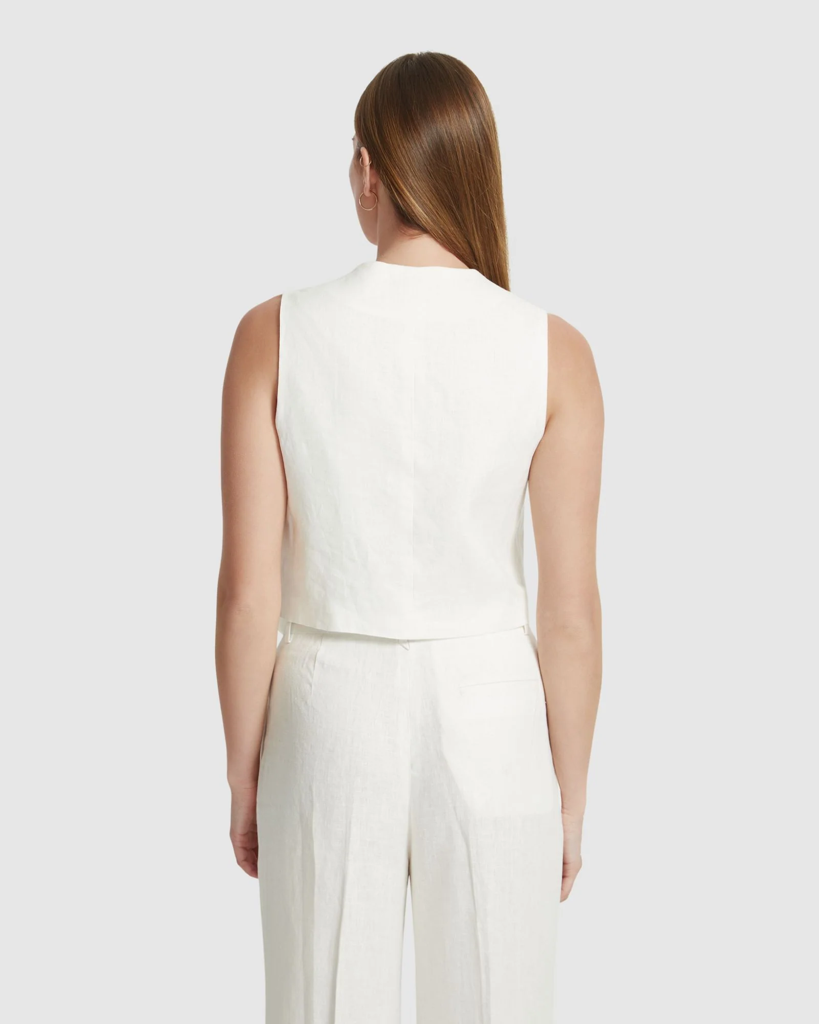 Vienna Linen Waistcoat - Image 3