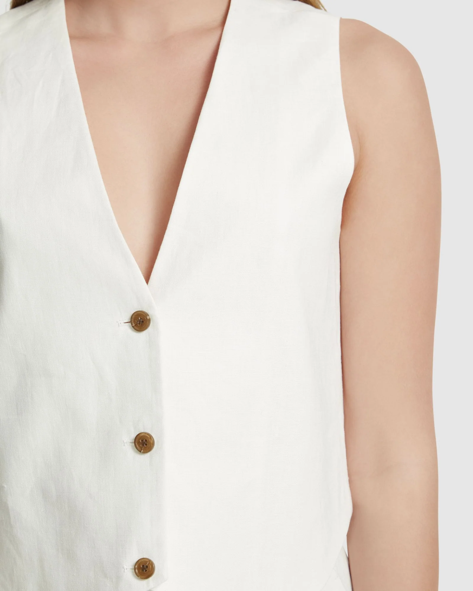 Vienna Linen Waistcoat - Image 6