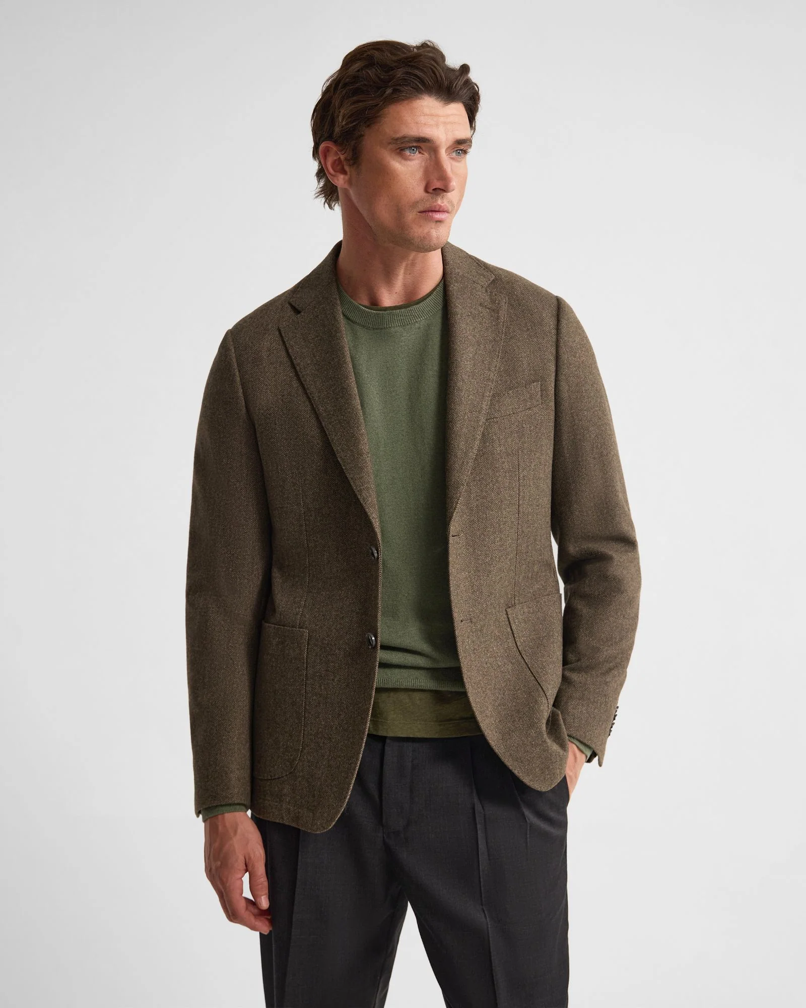 Wordsworth Luxury Herringbone Blazer - Image 11
