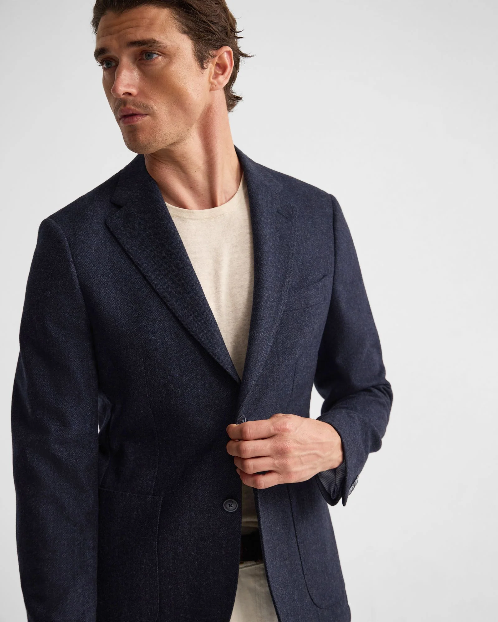 Wordsworth Luxury Herringbone Blazer - Image 4