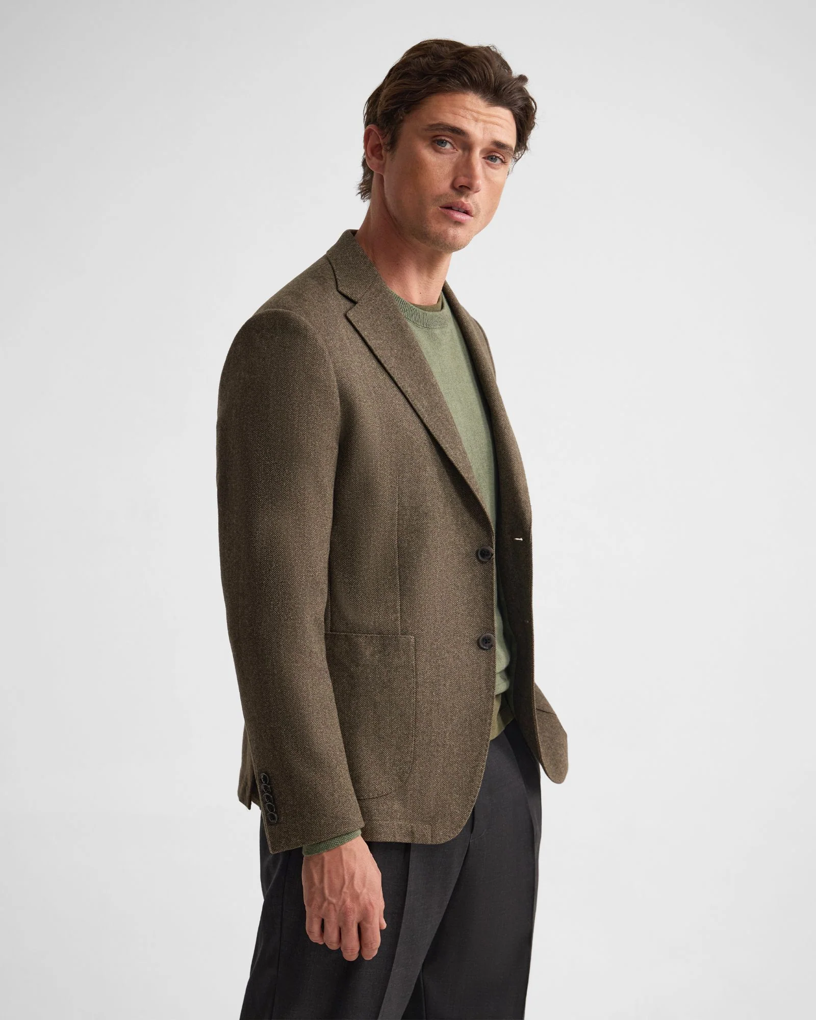 Wordsworth Luxury Herringbone Blazer - Image 8