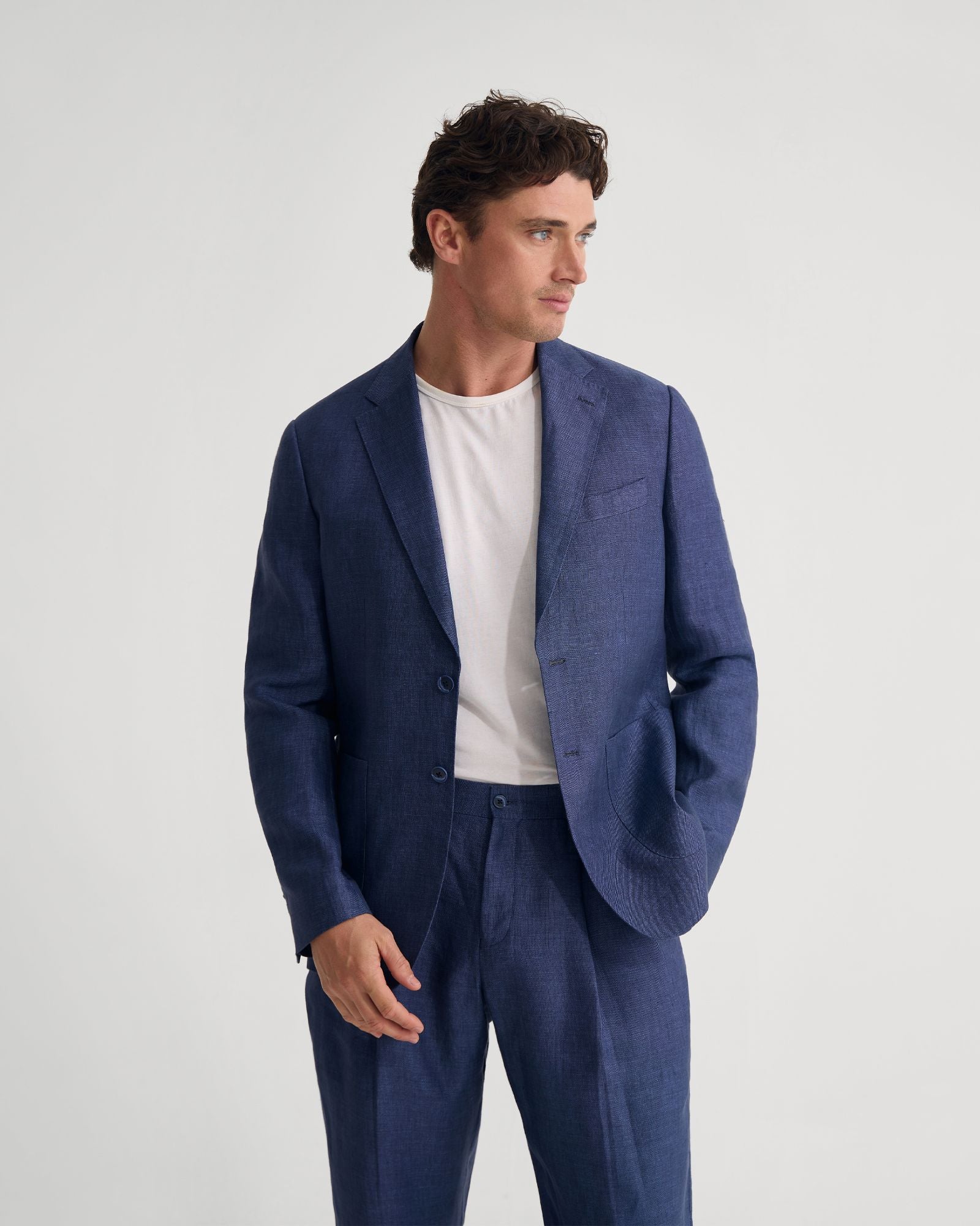 Wrdswrth Linen Patch Pocket Blazer - Image 5