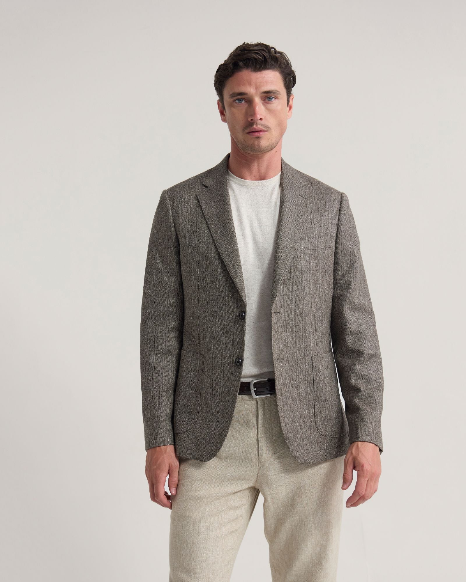 Wordsworth Wool Herringbone Blazer - Image 13