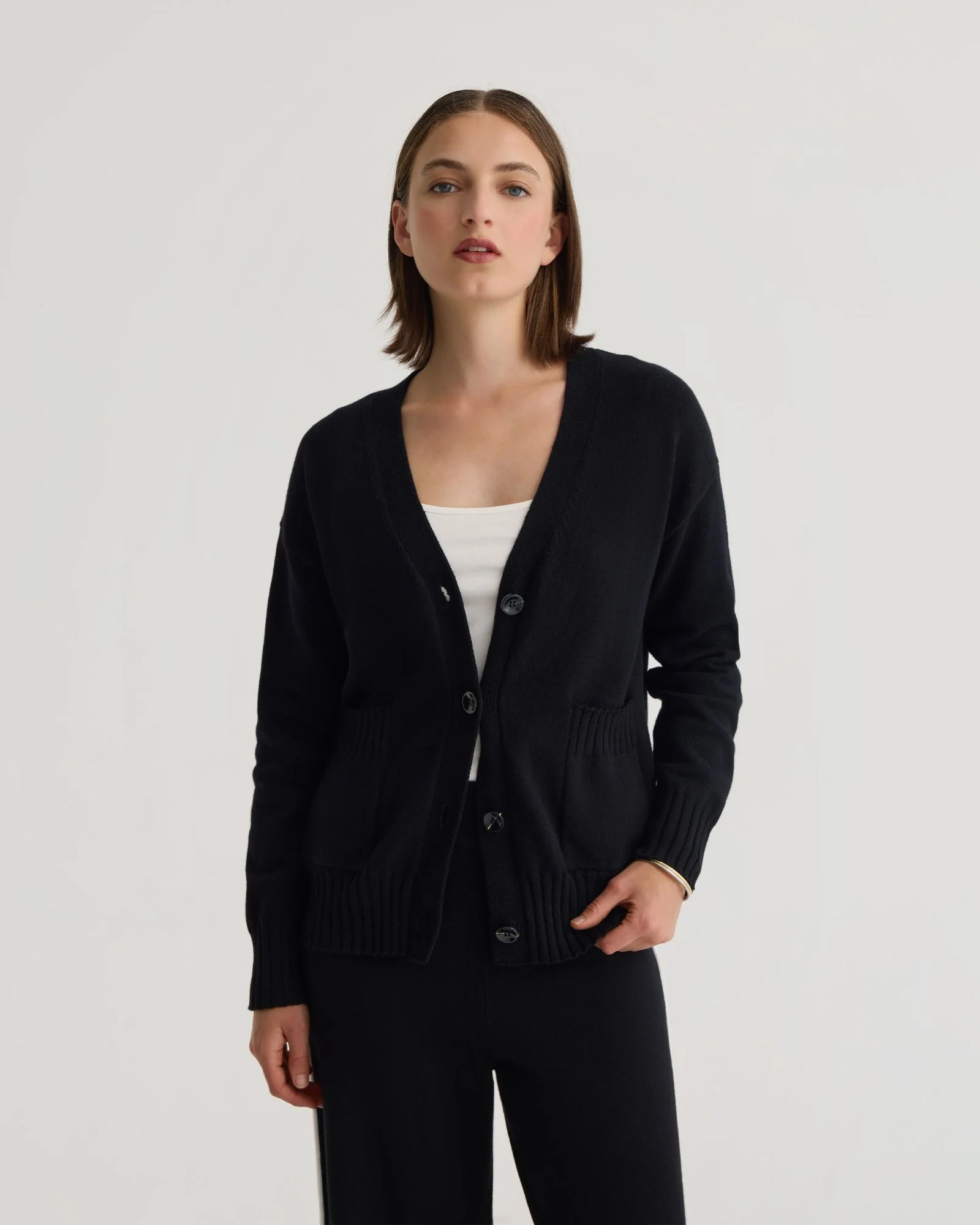 Zoe Cashmere Blend Cardigan - Image 2