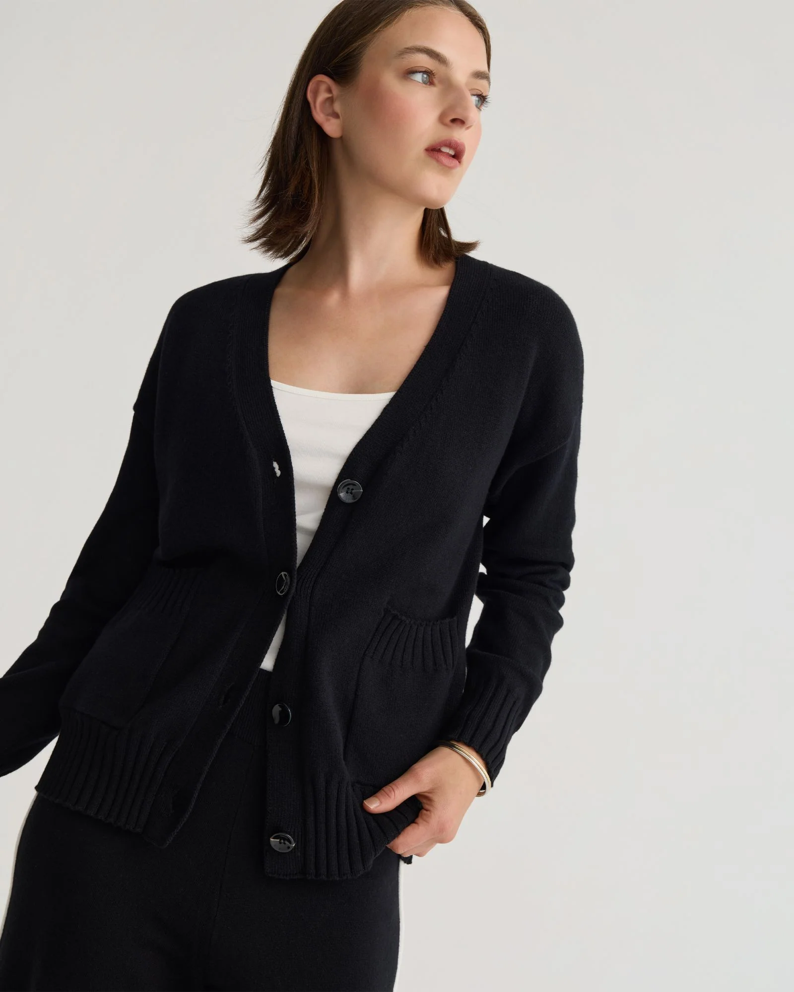 Zoe Cashmere Blend Cardigan - Image 4