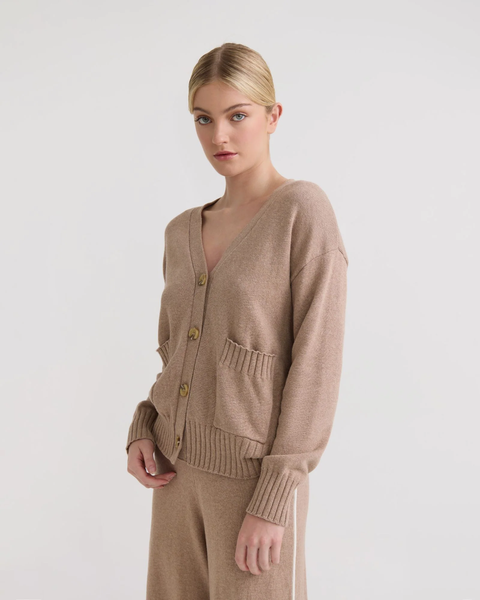 Zoe Cashmere Blend Cardigan - Image 8