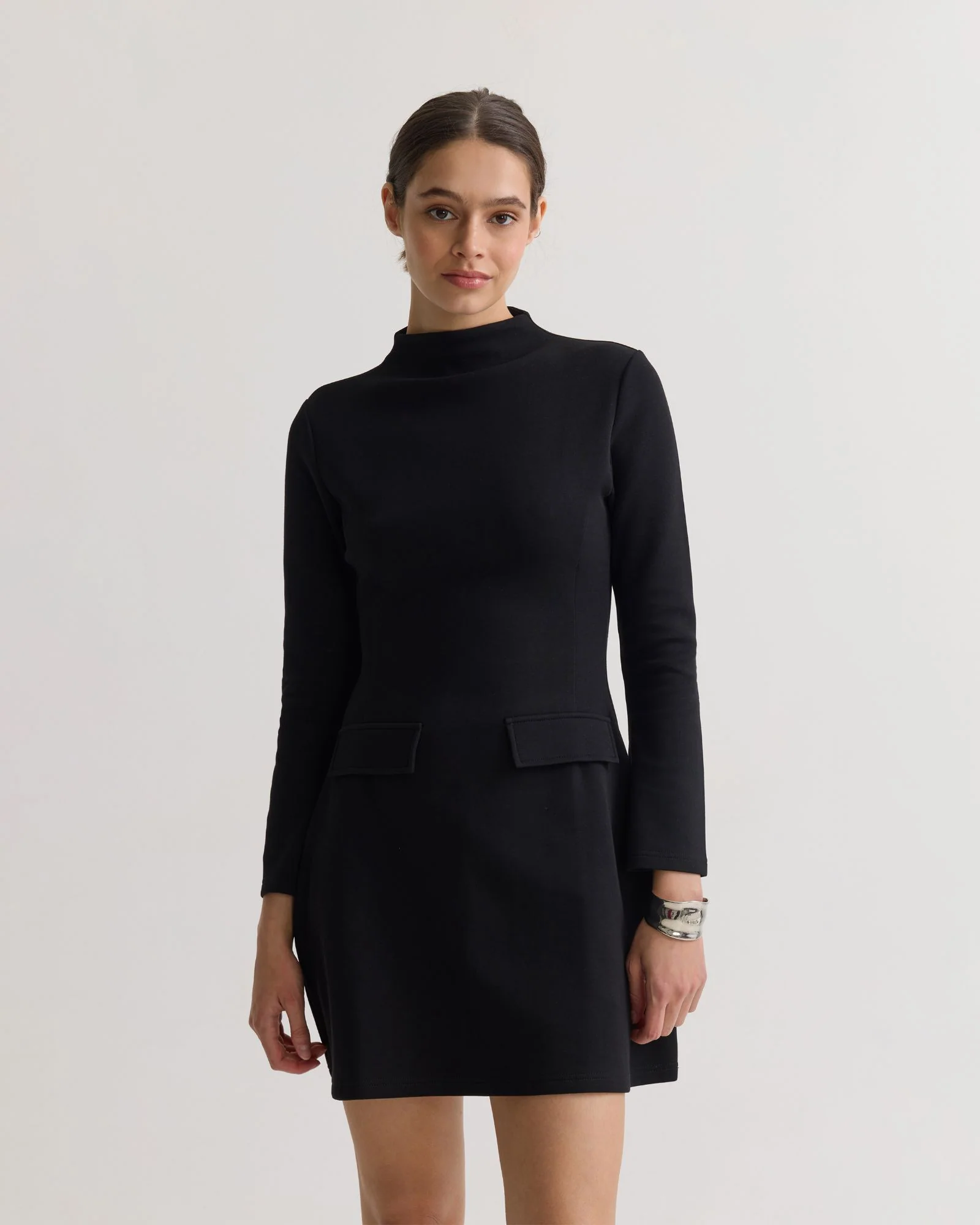 Zoe Scuba Mini Dress - Image 5